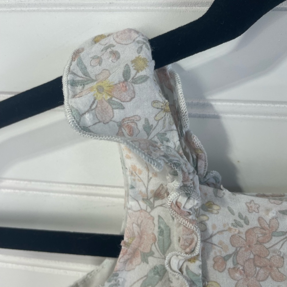Catherine Malandrino Floral Tiered Sleeveless Button Front Dress 18month-2T - Picture 8 of 10
